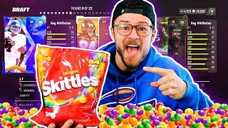 SKITTLES DRAFT CHALLENGE -  EVERY COLOR IS A DIFFERENT OUTCOME!