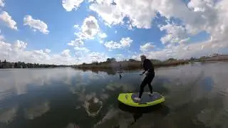 efoiling @ lake Snagov, Romania, with #sifly boards