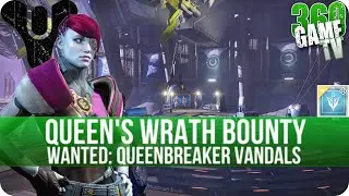 Destiny - Wanted: Queenbreaker Vandals - Queen's Wrath Bounty Step by Step Walkthrough / Location