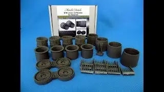 1/48 Rockwell B1B Lancer nozzles resin set by Metallic Details for Revell