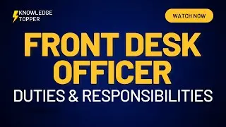 Front Desk Officer Duties and Responsibilities | Receptionist Job Duties and Responsibilities