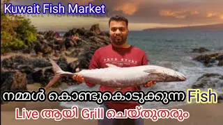 Kuwait fish market and live fishgrill in alkout fish market fahaheel/ഒരു അടിപൊളിfishmarketകുവൈറ്റിൽ