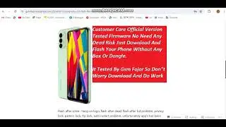 Symphony Z55 File Flash Tool Tested Firmware