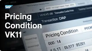 05 Condition Master Data (Pricing) T-Code VK11