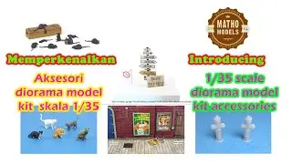 Matho Models 1/35 scale accessories for diorama model kit