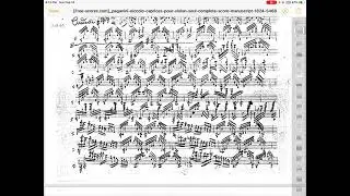 I FOUND ALL PAGANINI CAPRICES ORIGINAL MANUSCRIPT ONLINE!!!😱😱😱