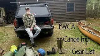 BWCA Canoe Trip Gear list