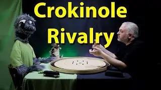 The crokinole rivalry deepens: Billy vs Dustin