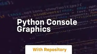 python console graphics