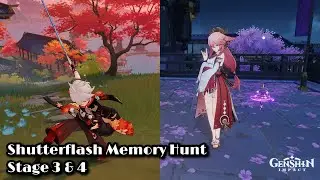 Genshin Impact Version Luna IV | Shutterflash Memory Hunt Event | Stage 3 & 4 Gameplay