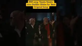 First time in history..India won golden globe award #rrr #india  #ssrajamouli #ntr  #ramcharan
