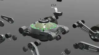 AKIRA -Aoutonomous Landmine Clearance Vehicle (explosion view only)