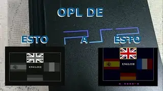 OPL Arreglar pantalla en blanco y negro