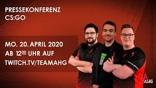 Pressekonferenz CS:GO mit Markus Bonk, Eule & alexrr | ad hoc gaming