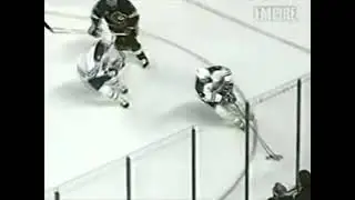 Lance Pitlick FLATTENS Mike Peca (again)
