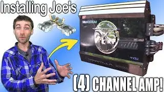 Installing 4 Channel Amp w/ Joe's SOUNDSTREAM Tarantula Amplifier | Wiring Up & Tuning Gain Settings
