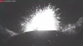 Oct 2, 2025: Fireworks Eruptions at Semeru Volcano in Indonesia