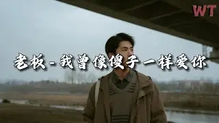 老板 - 我曾像傻子一样爱你『你转身离去就能放下了回忆，我困在原地还是学不会死心。』【动态歌词MV】