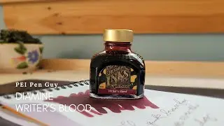 Diamine Writer's Blood Fountain Pen Ink.