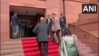 First Deputy Prime Minister of the Russian Federation, Denis Manturov arrives at the Parliament