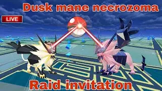 🔴Live Dusk mane Necrozoma   Raid  invitation #shorts  #raj4t5   in  #pokemon go