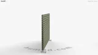 Piano Horizontal Radiator 3D model by 3DModels.org