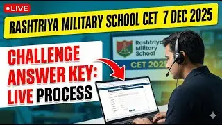 RMS CET 7 Dec 2025: Answer Key Challenge LIVE Process Explained|RMS Answer Key 2025 |