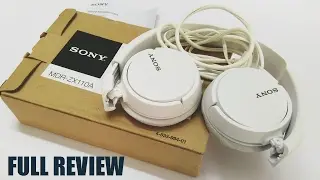 Sony MDR-ZX110A Unboxing + Review - 2017