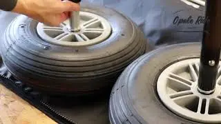 BLOKART le char a voile demontable : montage du châssis