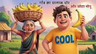 गाँव का चालाक चोर | The clever village thief | Hindi kahaniyan Cartoon story #moralstory #cartoons