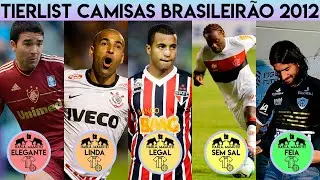 NEYMAR, RONALDINHO, SEEDORF E MAIS CRAQUES NA TIERLIST DAS CAMISAS DO CAMPEONATO BRASILEIRO DE 2012