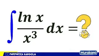 🚨🚨 A primitiva de ln x/x³ 🤯 INTEGRAÇÃO POR PARTES PASSO A PASSO