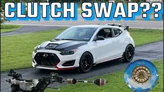 How remove subframe, E-LSD, and transmission on Hyundai Veloster N and Elantra N for clutch swap