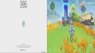 Genshin Impact PS4 vs PS5 Load time comparison