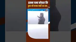 Delhi-NCR में घना कोहरा! कुछ भी दिखाई नहीं दे रहा | Dense Fog Alert! | Visibility Nearly Zero!