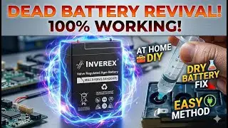 Dry Battery Repair at Home Easily by electrotonics