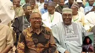 Peter Obi & Atiku arrived @ Abuja Continental Hotel for the National Political Consultative Group