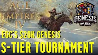EGC'S $20k GENESIS | Age of Empires 4 S TIER TOURNAMENT - Round of 8