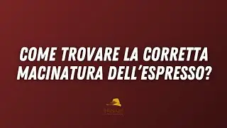 La corretta macinatura dell'espresso | CAFF&Egrave; ERNANI