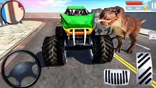 US Monster Truck Driving 3D - Impossible Car Mega Stunts Ramp Simulator - Android GamePlay #2