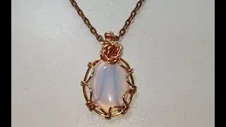 COMO BISELAR UN CABUJON CON ALAMBRE DE COBRE -  HOW TO BEVEL A CABUCHON WITH COPPER WIRE.