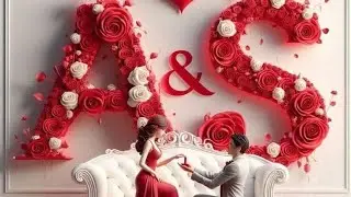 Couple name art A❤️S video 📷📸 #nameart #name #namestatus #new #couple #couples #couplesnamestatus 