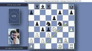 GM Ivan Salgado vs IM Vaclav Finek | Prague International Chess Festival 2025 | Round 5