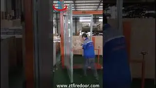 Ztfiredoor#corten steel fire with door#fire rated doors 120 min#fire-proof metal door