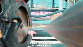 10 Hours of Circular Saw ASMR 🪚 cutting wood 🔨 (Saw, Wood) construction work sound