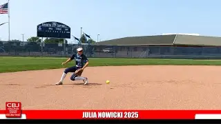 Julia Nowicki 2025 Middle Infielder Softball Skills Video