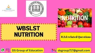 2nd SLST NUTRITION 2025:::: B.Ed related Questions #slstnutrition  #slstnutrition #slst2025