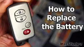Toyota Lexus Key fob - How to Replace the Battery