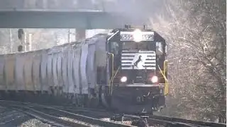 Norfolk Southern 67M WB Cement w/ Solo SD60! Austell,Ga 12-11-2013&copy;