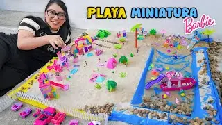 HAGO una PLAYA MINIATURA de BARBIE | Daailum